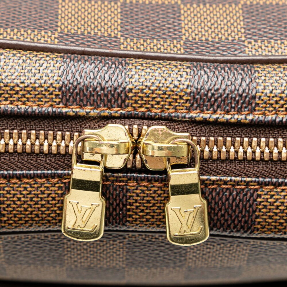 LOUIS VUITTON Authentic Brown Damier Leather Shoulder Bag - Picture 5 of 8